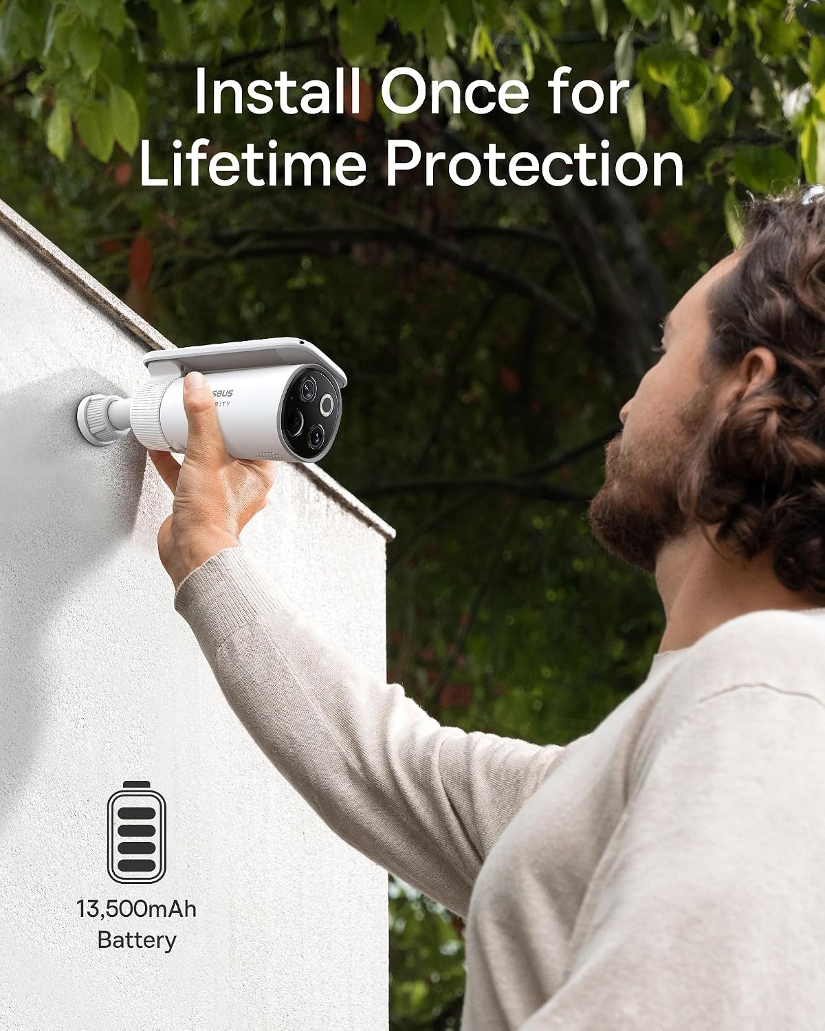 image:imageBaseus Solar Security Camera Wireless Outdoor S1 Pro 2Cam Kit Forever Power with Auto SunlightTracking System Dual Camera with 3K Clarity No Monthly Fee 16TB Expandable Local Storage