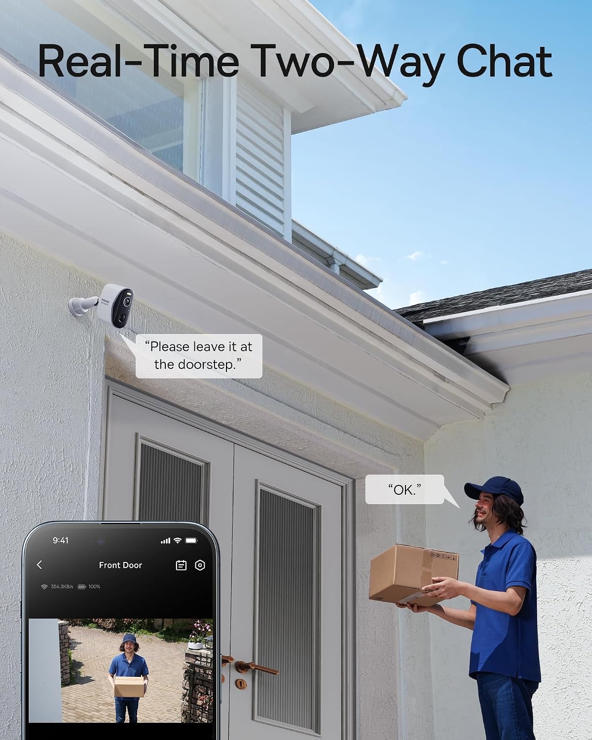 image:imageBaseus Solar Security Cameras Wireless Outdoor N1 2Cam Kit with Solar Panel 3W 2K Color Night Vision Camera for Home Security SolarPowered IP67 No Monthly Fee 16TB Expandable Local Storage2Cam Kit Solar Panel
